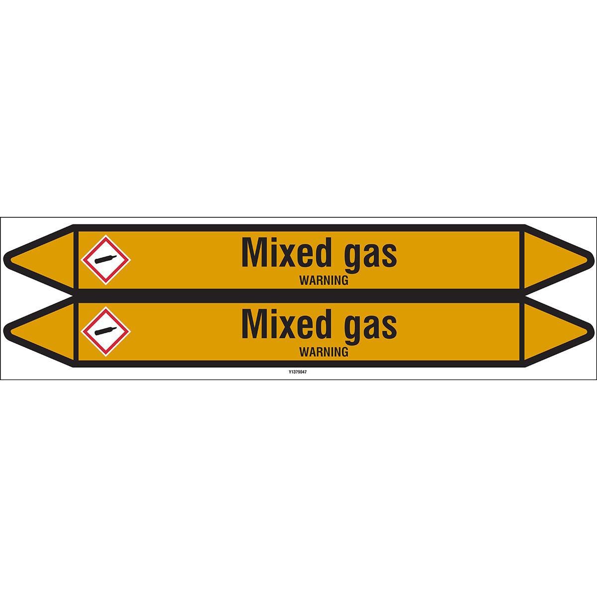 Individual Pipe Markers on a 