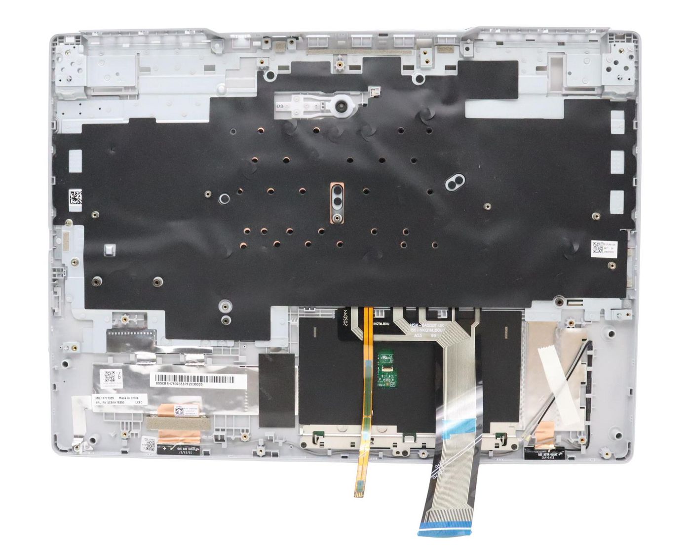 Lenovo Cover Upper Case w/ Keyboard TC L82RE CG WH