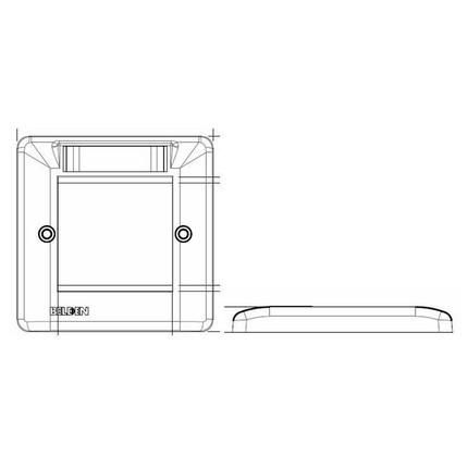 Faceplate Euromod Outlet