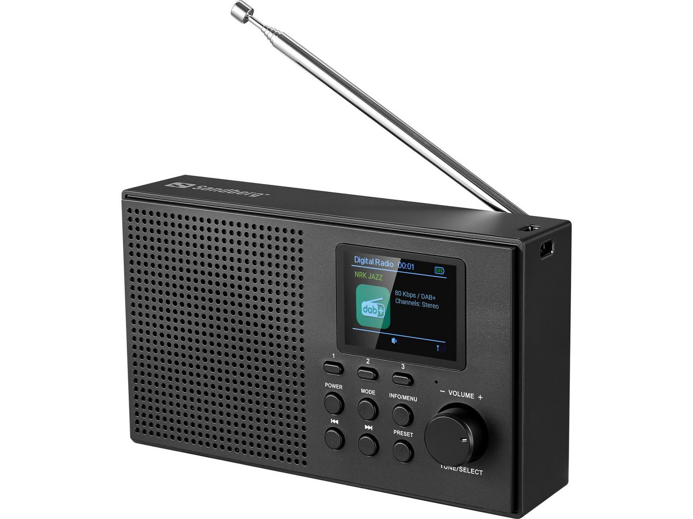 Speaker Radio DAB+BT Recharge