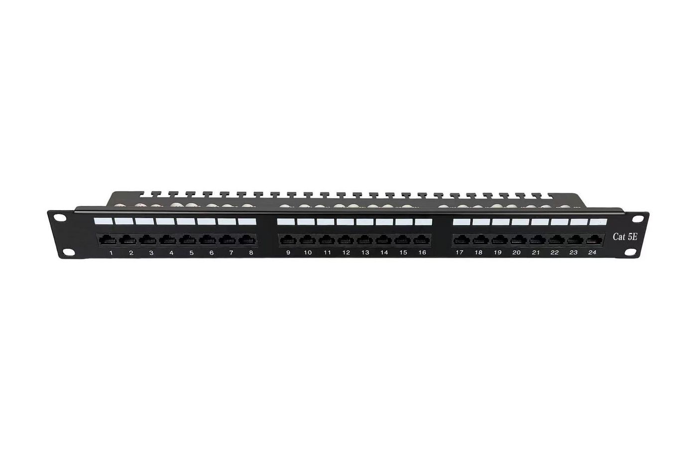 Cat5E 1U 24 Port Patch Panel 