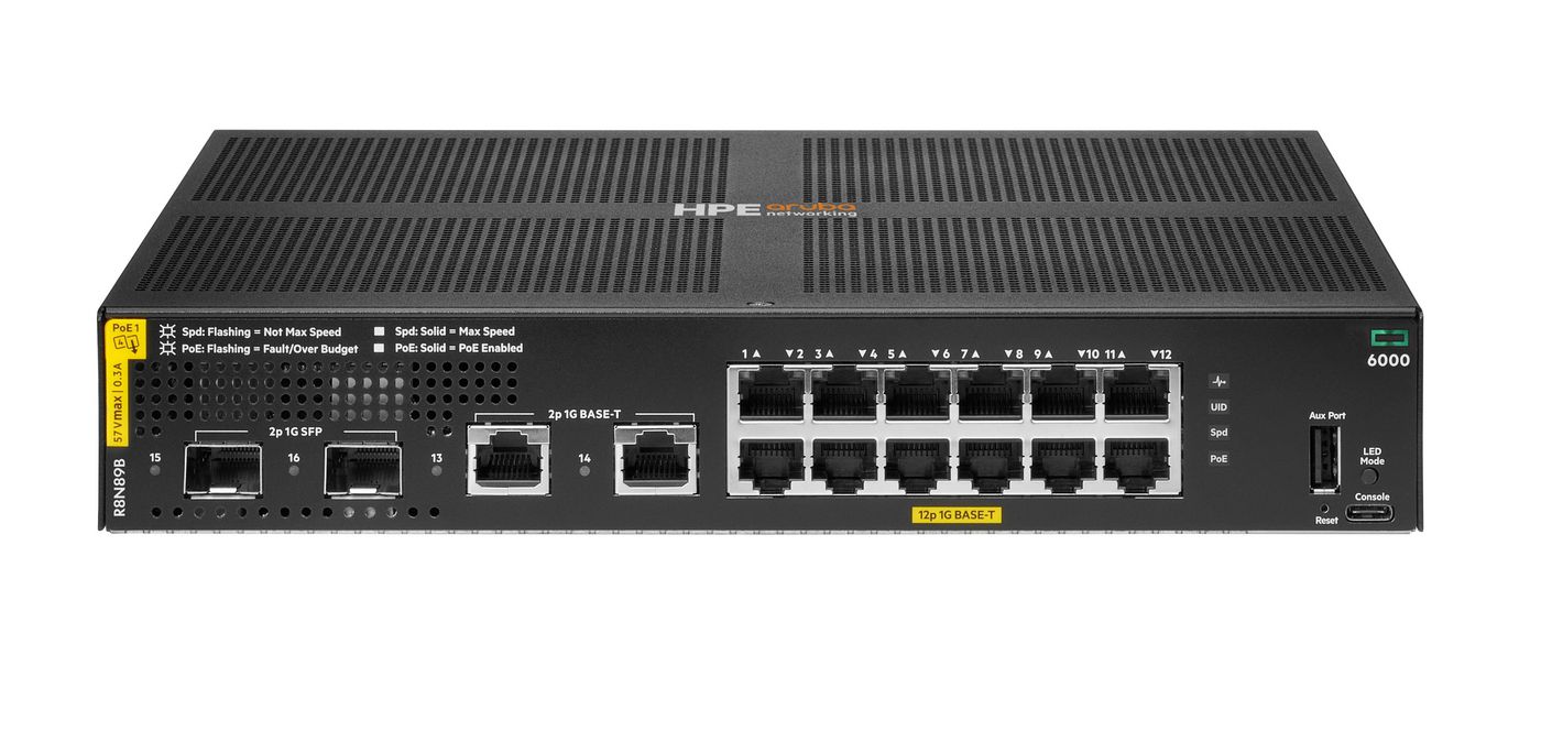 Aruba Networking Cx 6000 12P 