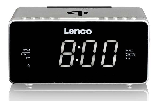 Cr-550 Clock Digital Silver