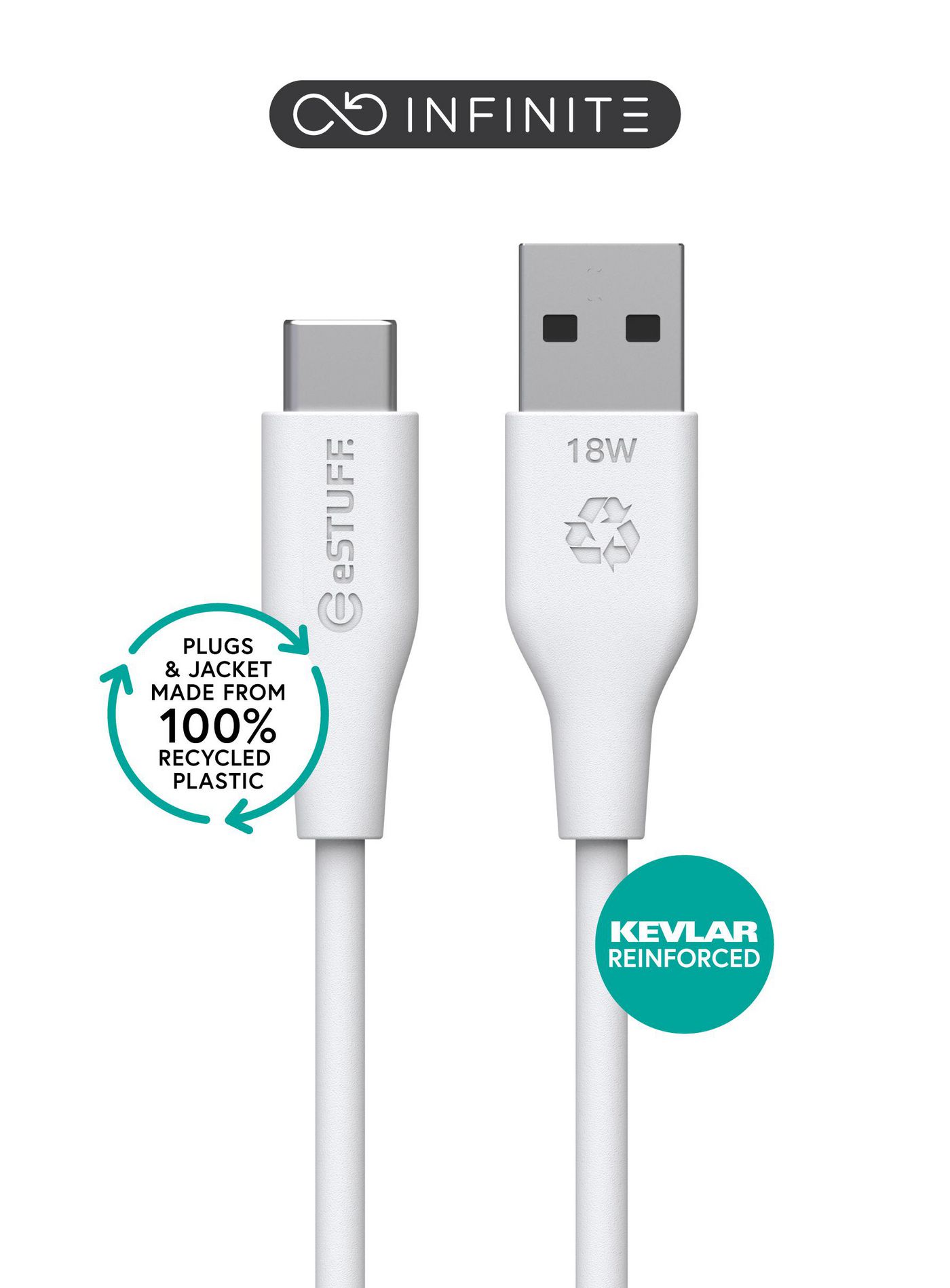 INFINITE (GRS) Kabel USB-C na USB-A