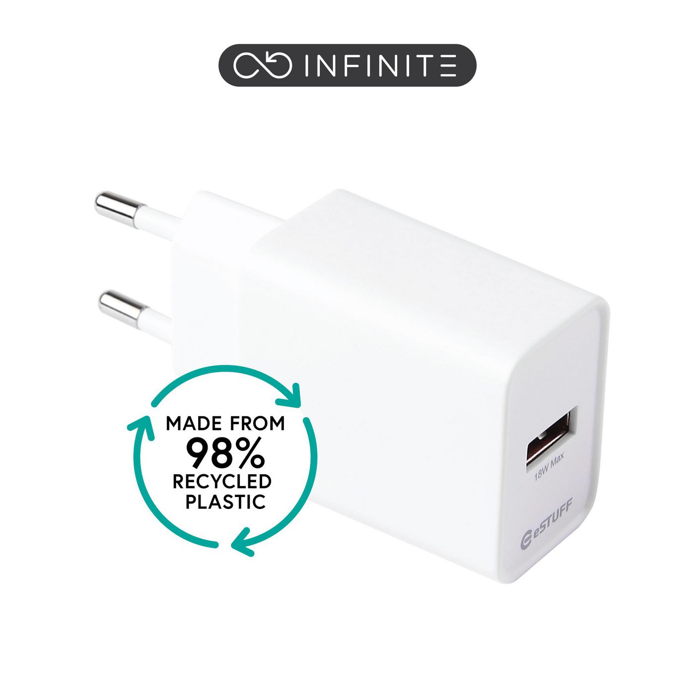INFINITE (GRS) USB-A Charger