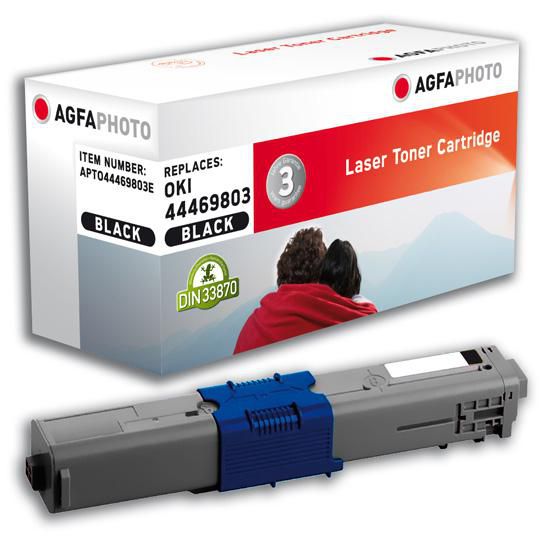 Toner Black, rpl. Oki 44469803