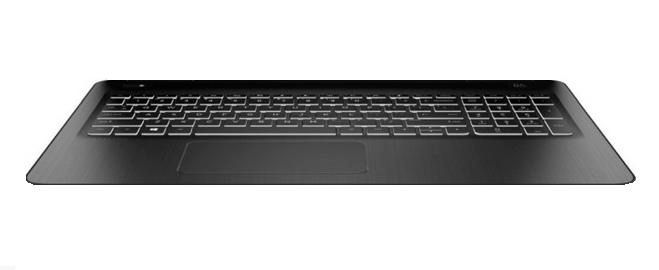 HP Topcover BLACK W/TP w/Keyboard SDB Turkish