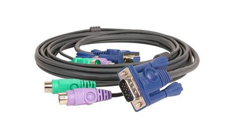 6FT KVM CABLE 3IN1