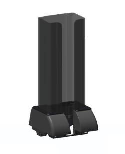 High capacity output hopper