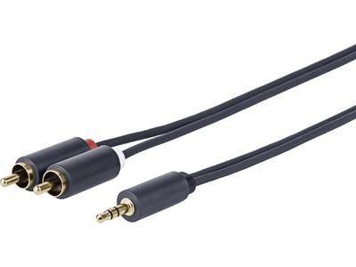 3.5MM - 2 X RCA M-M