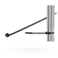 Кабельна стяжка 100шт Чорна, 280мм 