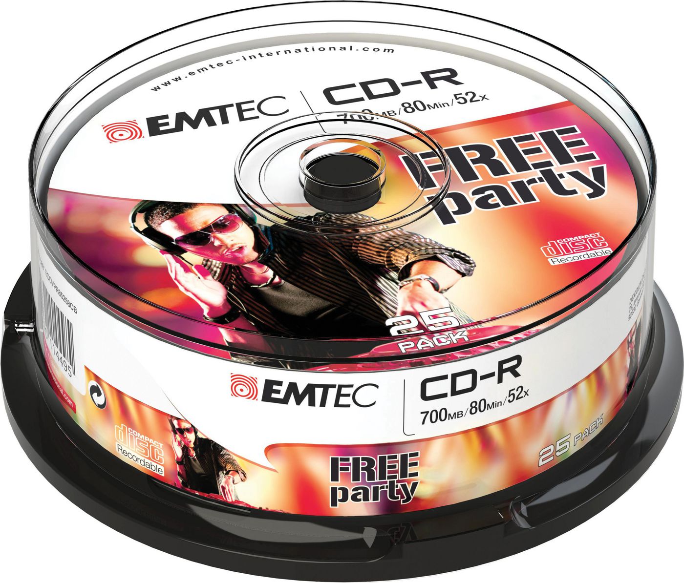 CD-R 700MB 25pcs 52x Cake