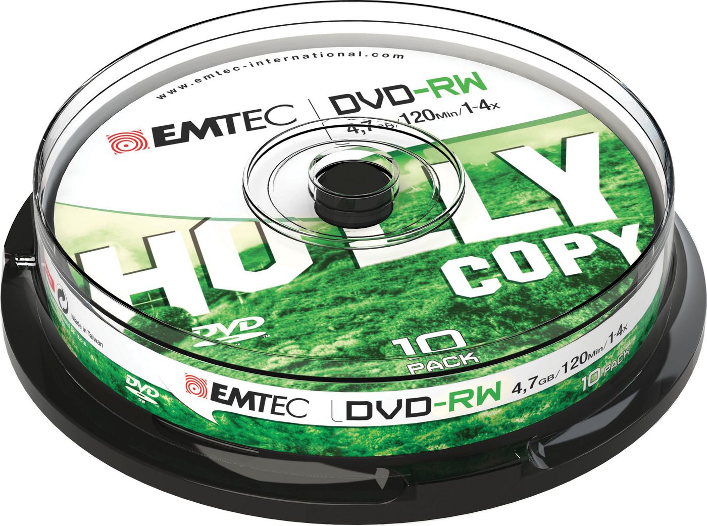 DVD-RW 4,7GB 10pcs 4x Cake