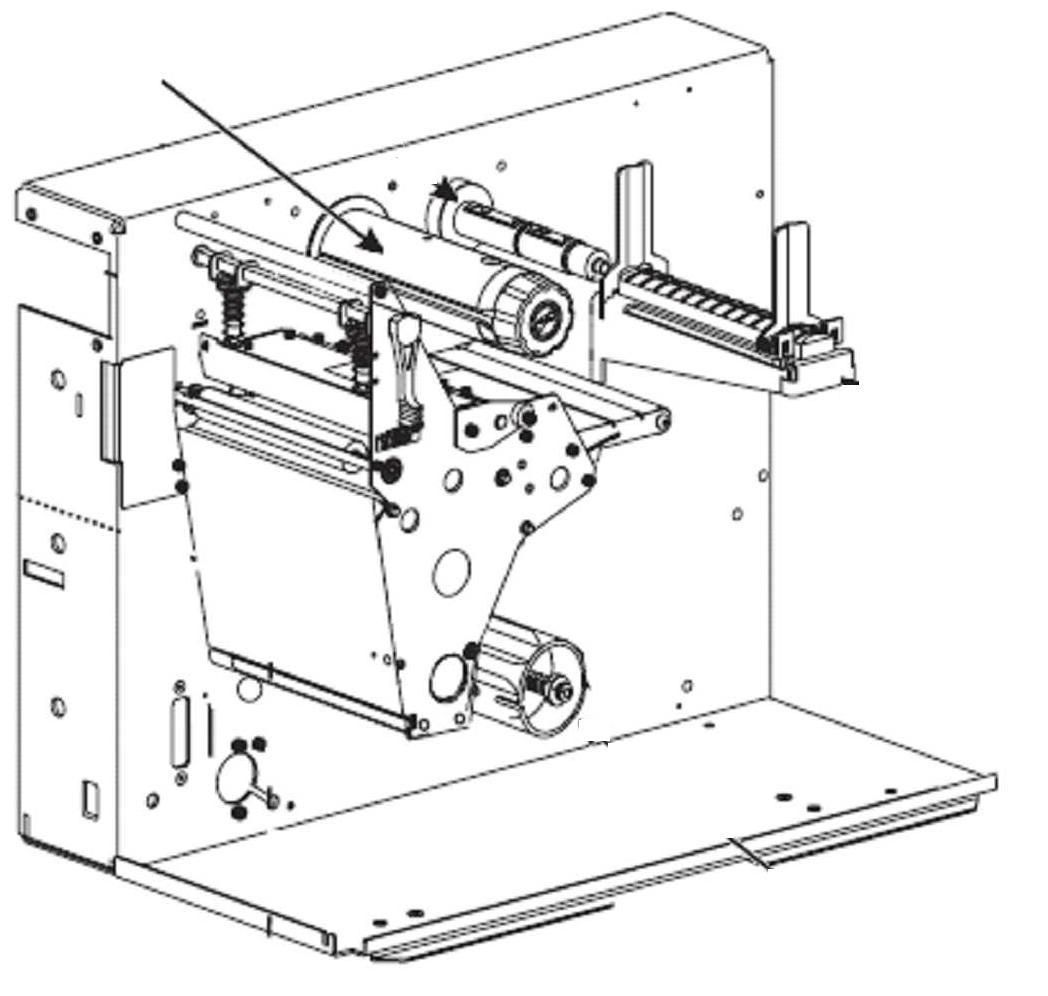 Ribbon Take-up Spindle assy