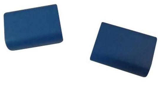 Cover LCD Hinge Cap Left Blue