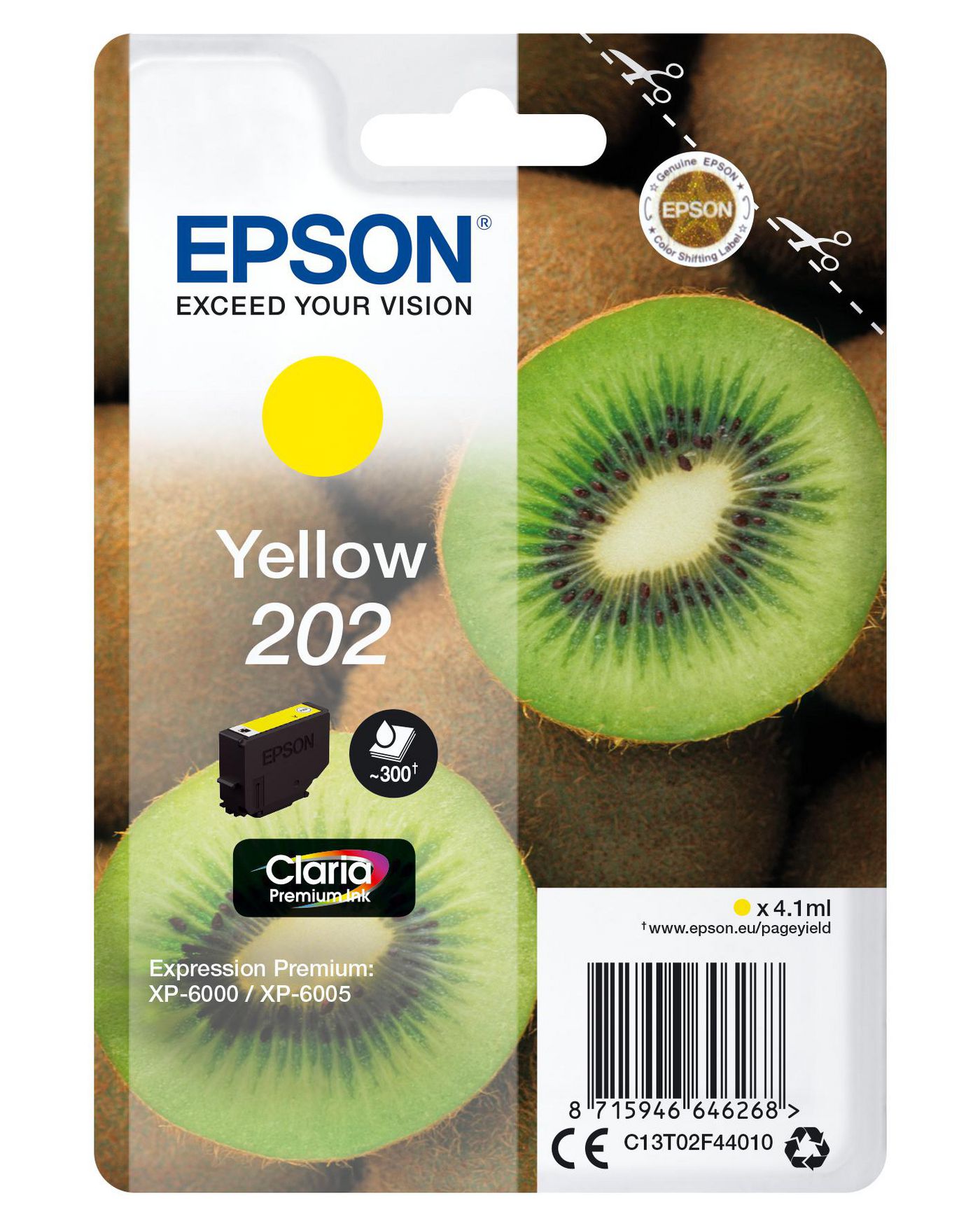Singlepack Yellow 202