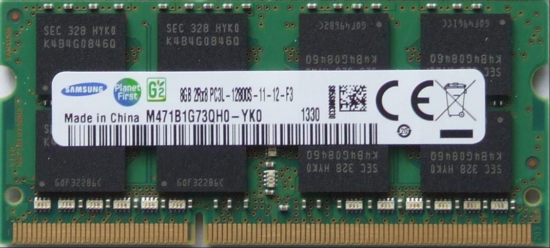 DDR3L 8GB SODIMM 1600mhz