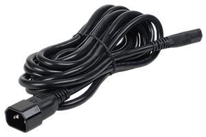 POWER CORD D 2,5M BLACK