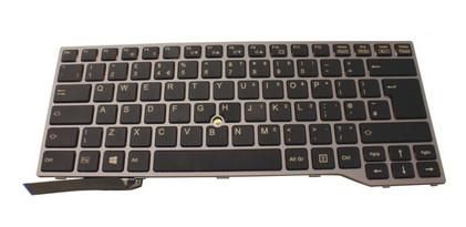KEYBOARD BLACK W/ TS NORDIC/ES