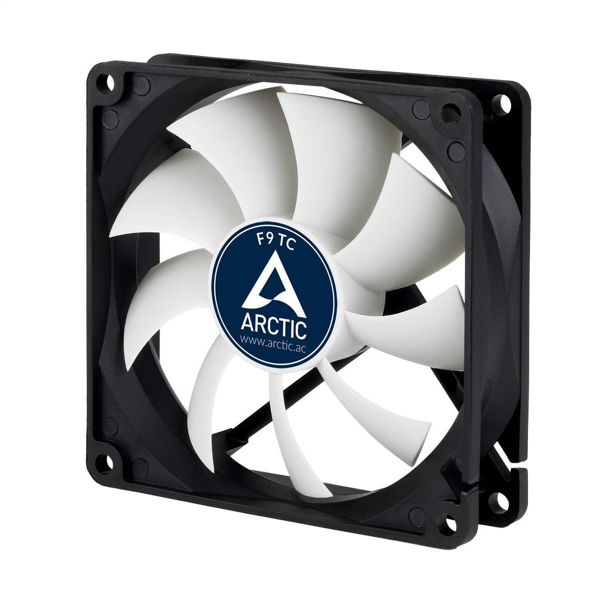 F9 TC 92mm Fan with Temp Ctrl