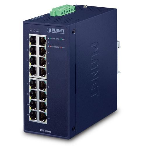 IP30 Industrial 16-Port