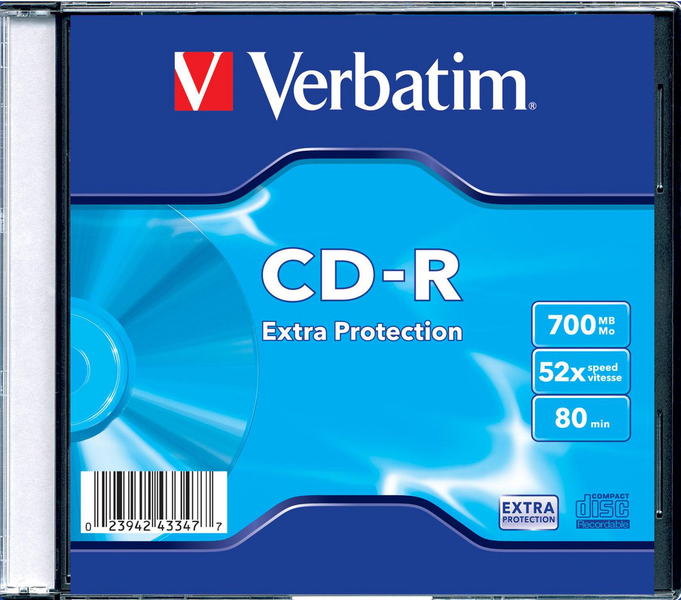 CD-R 700MB 52X SINGLE SC 