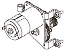 Kit Ribbon Take-Up DC Motor RH