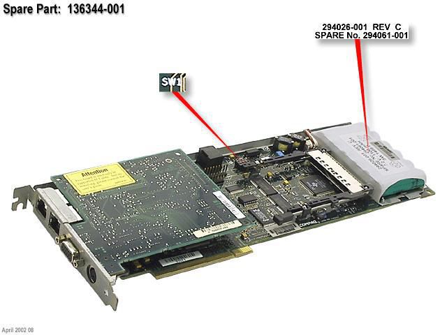 PCI LAN board for Remote 