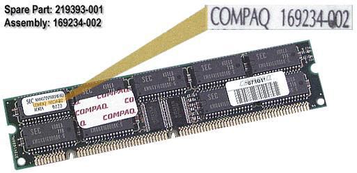BOARD,MEMORY,DIMM 1X128MB 60NS
