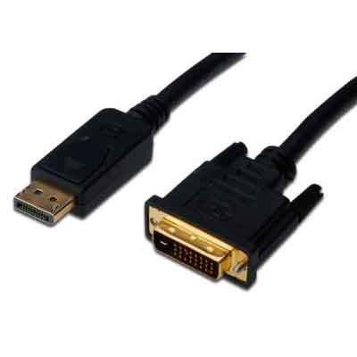Адаптер-кабель DisplayPort, DP - DVI (24+1) M/M, 2,0 м
