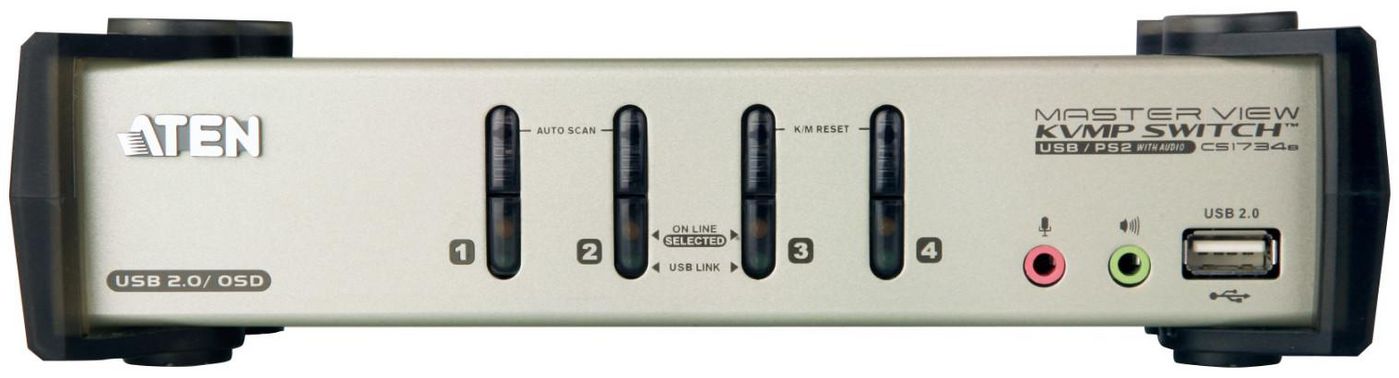 4portový USB KVM (pět v jednom)