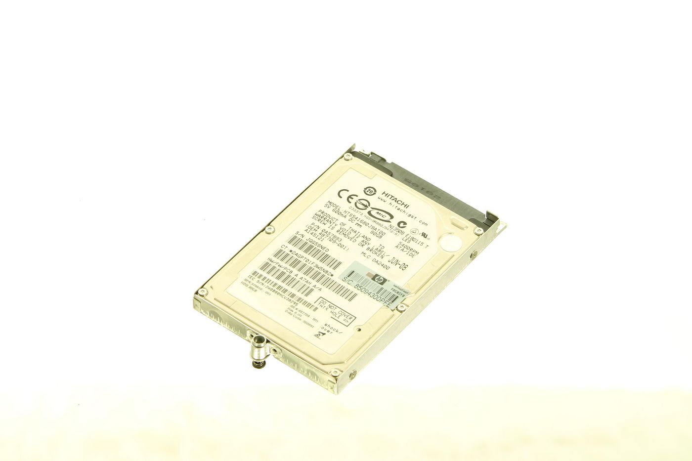 5400rpm 80GB hd (inc frame