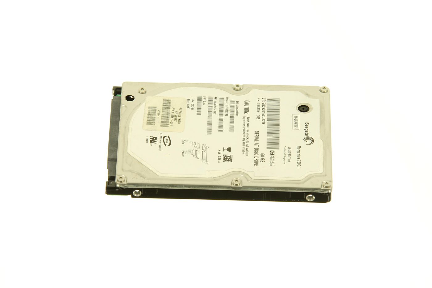 60GB SATA hard disk drive