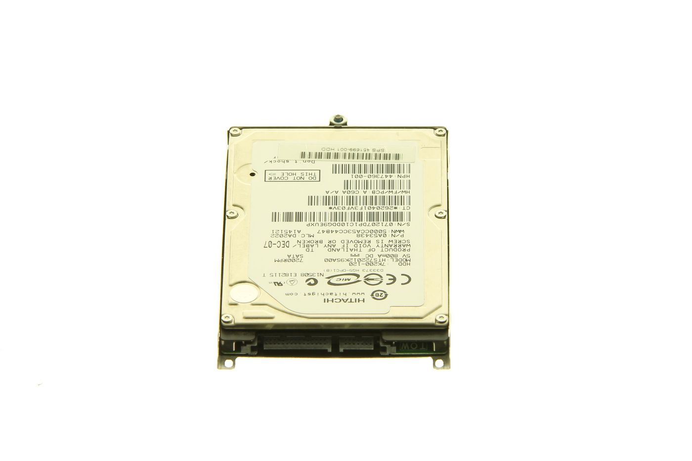 120Gb SATA HDD incl. Brackets