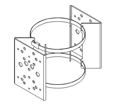 Pole Bracket Clamp for