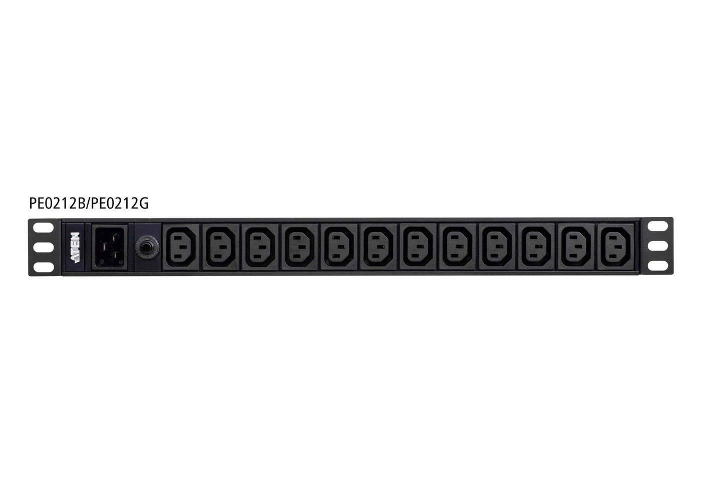 1U 16A 12Port Basic PDU