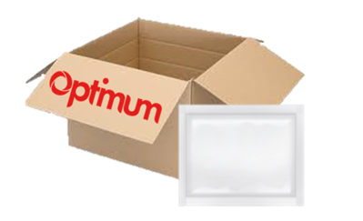 Серветки вологі універсальні, білі Optimum (43109602)