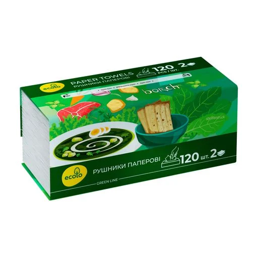 Рушники паперові V-складання, 120 арк Ruta Ecolo (58770835)