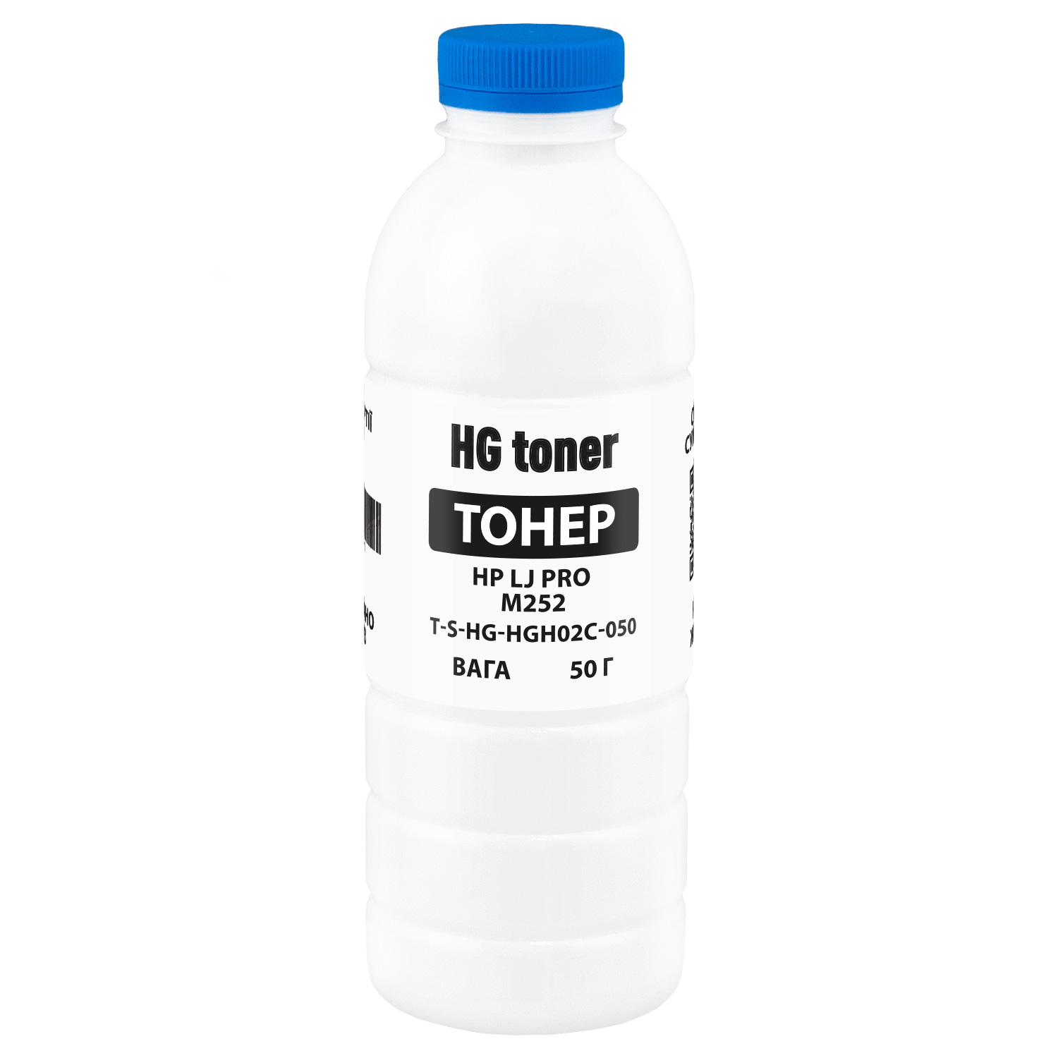 Тонер HP LJ Pro M252 флакон, 50 г, блакитний HG toner (TSM-HGH02C-050)
