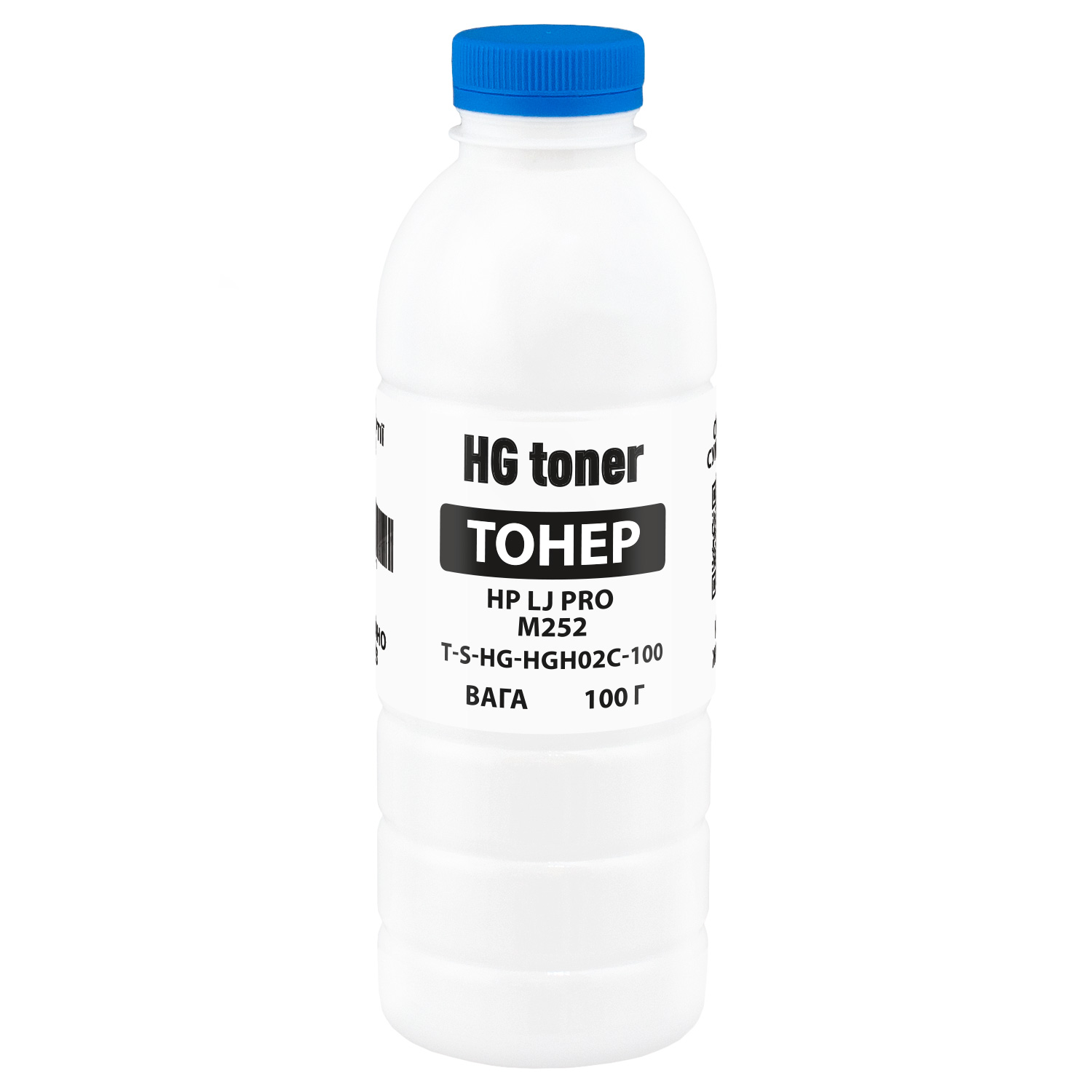 Тонер HP LJ Pro M252 флакон, 100 г, блакитний HG toner (TSM-HGH02C-100)