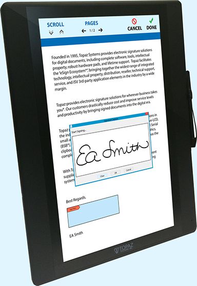 GemView 16 eSign Tablet 