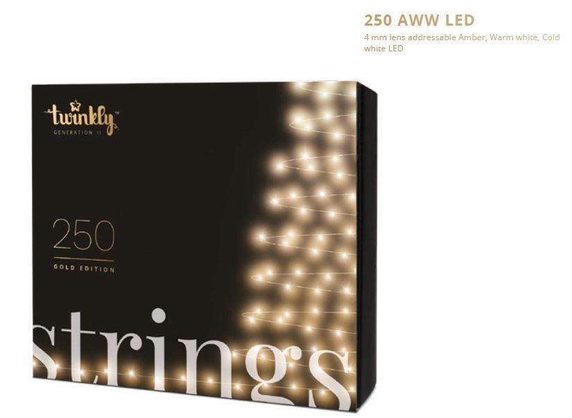 Strings Gold Edi. 250 LED AWW