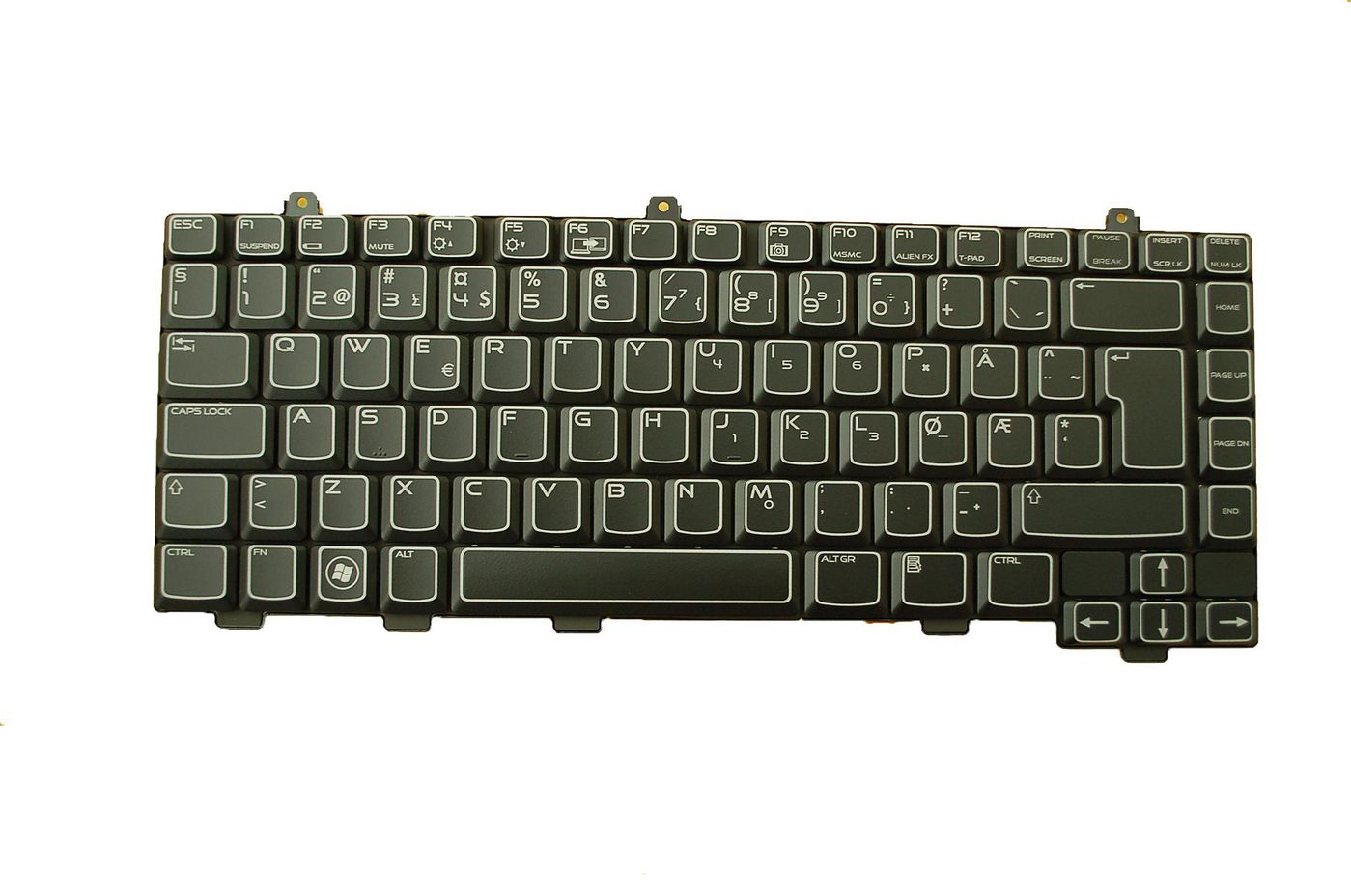 Norwegian ISO layout keyboard 