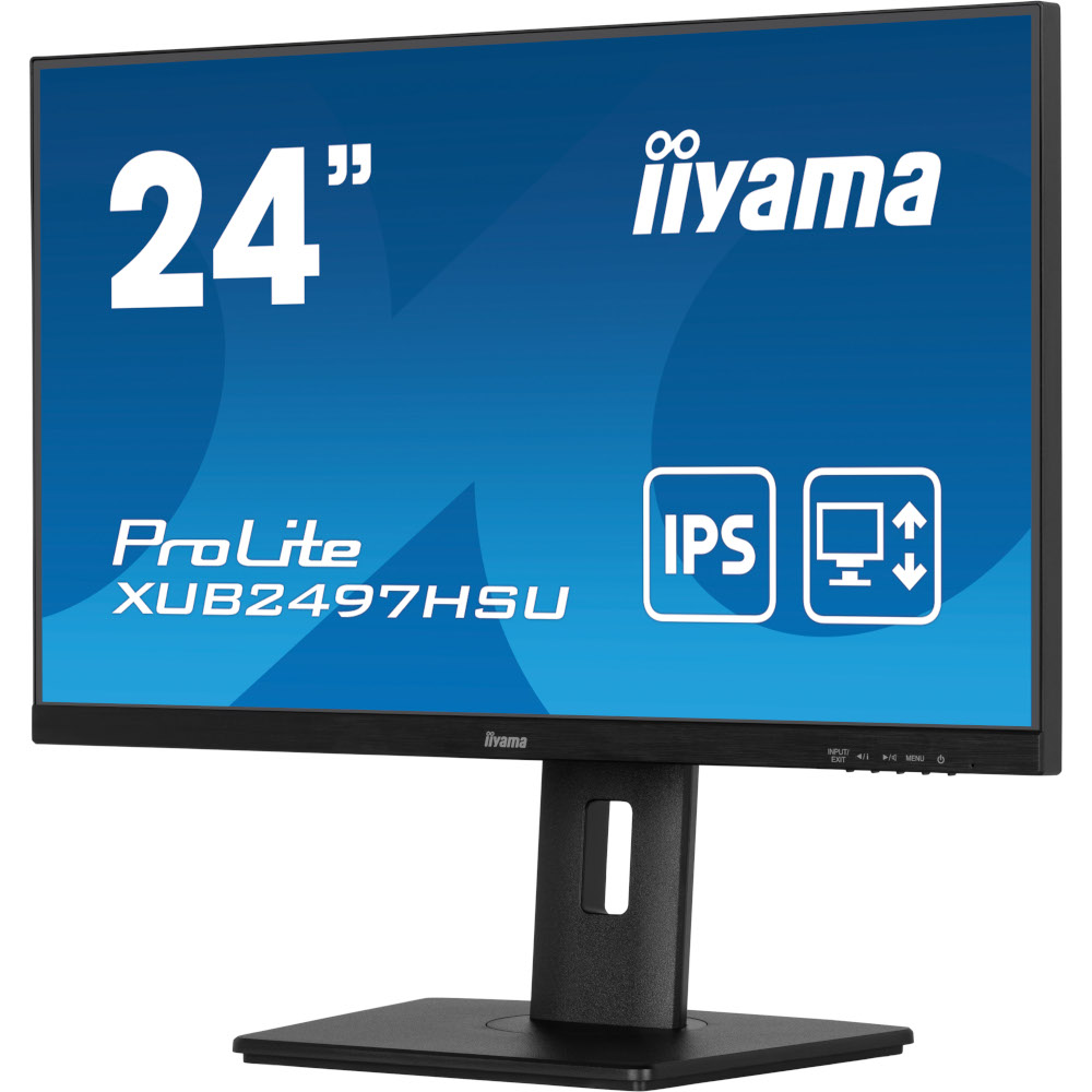 23.8" 16:9 IPS РК монітор, 1920х1080, 1 мс (MPRT),  100 Гц, Adaptive Sync, 1xHDMI 1.4/1xDP 1.2/2xUSB  XUB2497HSU-B2