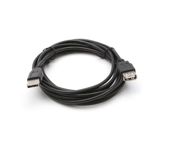 Кабель продовжувач USB 2.0 AM-AF,1.4 м, чорний
