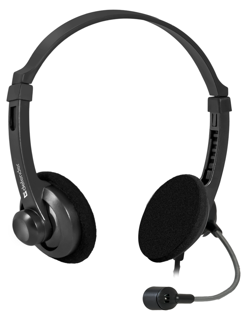 Гарнітура Defender Aura 104, 2х3,5мм, Black
