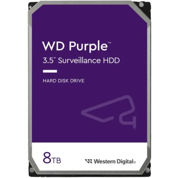 HDD 8000Gb, 5640rpm, WD Purple Surveillance, 256M, SATA III Gb/s (WD85PURZ)