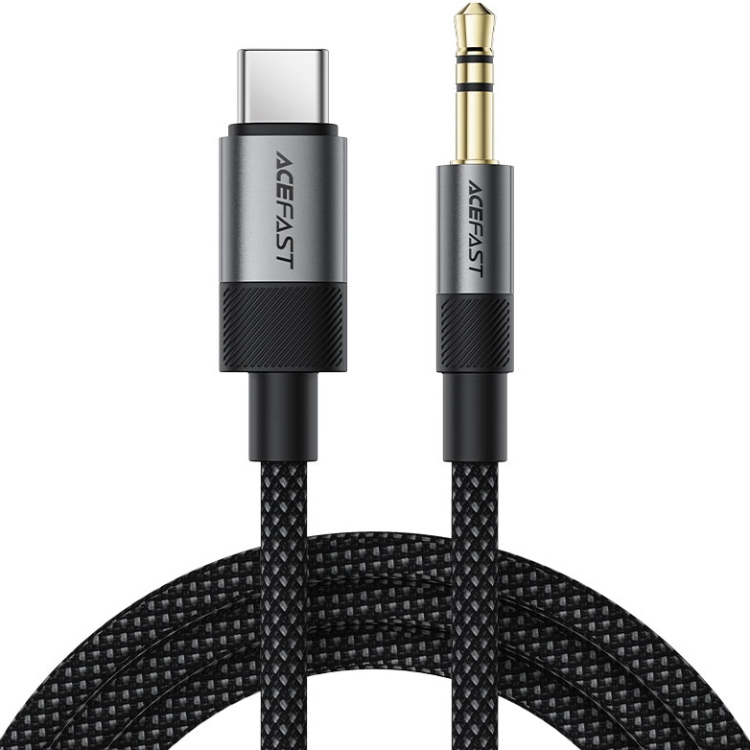 Перехідник USB-C --> 3.5 mm (F) 15cm audio converter J11 Acefast black