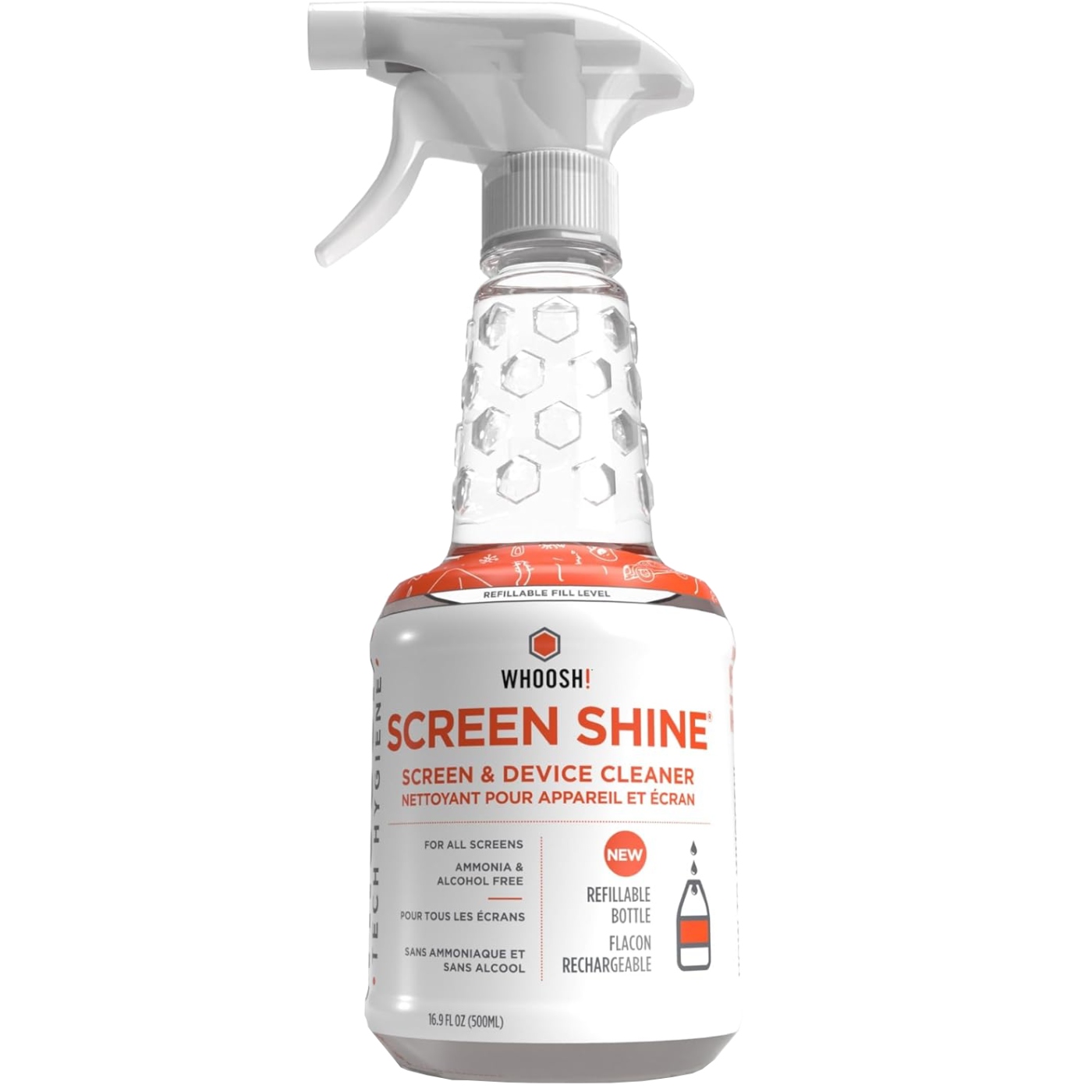 Засіб для чищення Whoosh! 500мл розпилювач з рідиною для очищення