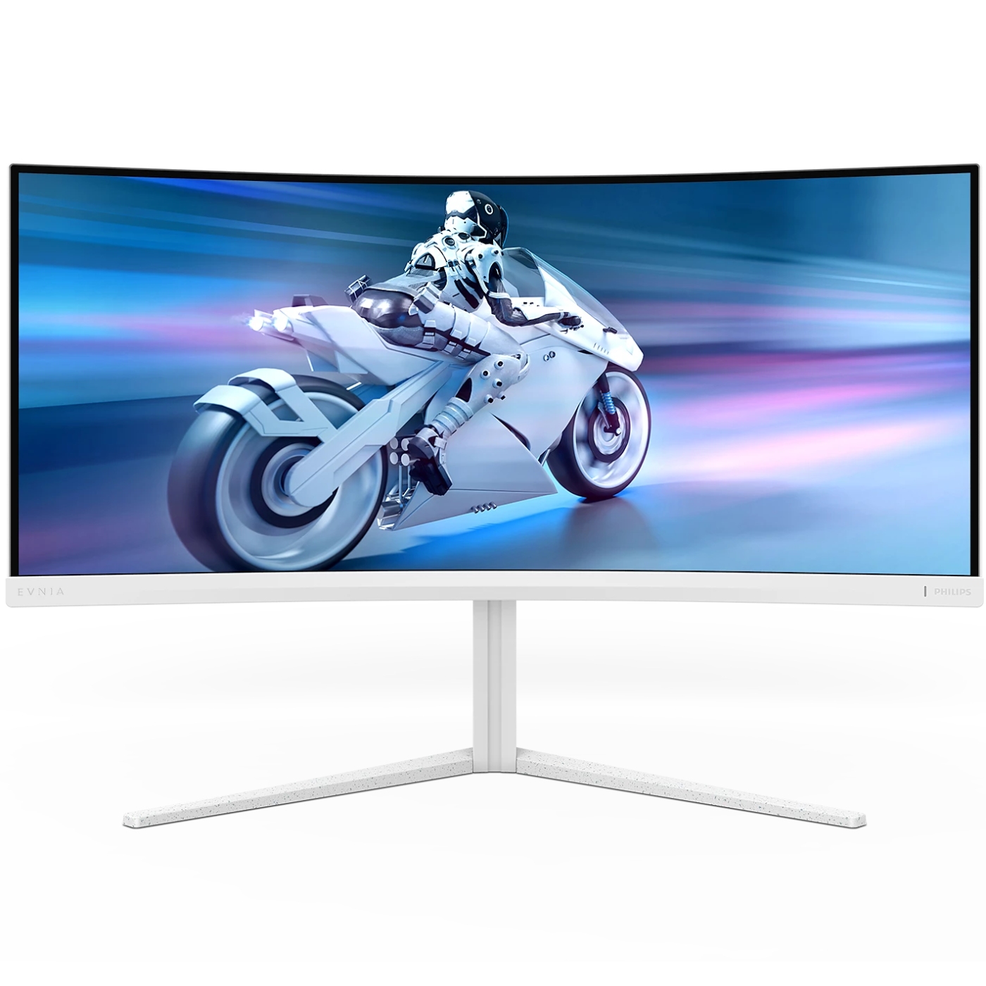TFT 34" Philips 34M2C5501A, Fast VA, WQHD, вигн., 180Hz, 0,3ms, 2xHDMI, DP, USB-hub, HAS,кол., білий